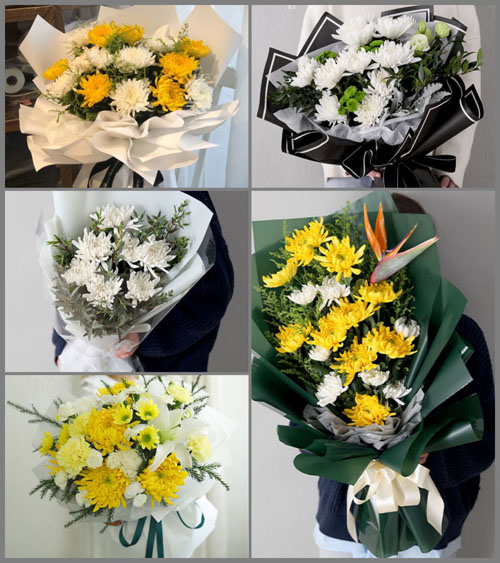 江苏南通如东市掘港街道丁字岸村白事花束代送